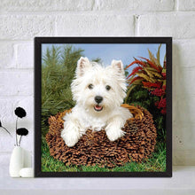Carica l'immagine nel visualizzatore di Gallery, Cane - diamante rotondo pieno - 30x30cm