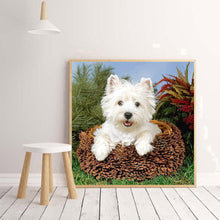 Carica l'immagine nel visualizzatore di Gallery, Cane - diamante rotondo pieno - 30x30cm