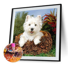 Carica l'immagine nel visualizzatore di Gallery, Cane - diamante rotondo pieno - 30x30cm