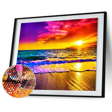Carica l'immagine nel visualizzatore di Gallery, Spiaggia - diamante quadrato pieno - 50x40cm