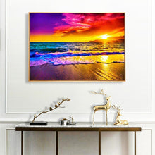 Carica l'immagine nel visualizzatore di Gallery, Spiaggia - diamante quadrato pieno - 50x40cm