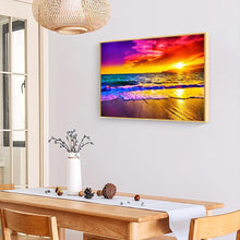 Carica l'immagine nel visualizzatore di Gallery, Spiaggia - diamante quadrato pieno - 50x40cm