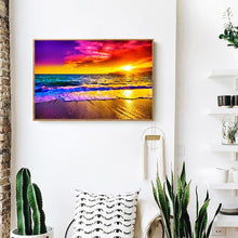 Carica l'immagine nel visualizzatore di Gallery, Spiaggia - diamante quadrato pieno - 50x40cm