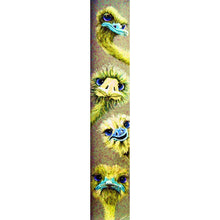 Carica l'immagine nel visualizzatore di Gallery, Struzzo - diamante rotondo - 25x115cm