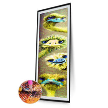 Carica l'immagine nel visualizzatore di Gallery, Struzzo - diamante rotondo - 25x115cm