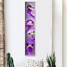 Carica l'immagine nel visualizzatore di Gallery, Struzzo - diamante rotondo - 25x115cm