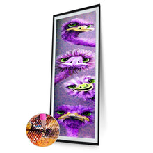 Carica l'immagine nel visualizzatore di Gallery, Struzzo - diamante rotondo - 25x115cm