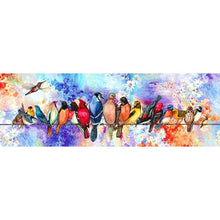 Carica l'immagine nel visualizzatore di Gallery, Uccelli - diamante rotondo - 80x30cm