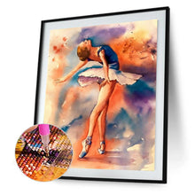 Carica l'immagine nel visualizzatore di Gallery, Ragazza danzante - diamante rotondo pieno - 30x40cm