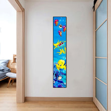 Carica l'immagine nel visualizzatore di Gallery, Pesce e cavalluccio marino animale - diamante rotondo - 25x115cm