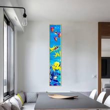 Carica l'immagine nel visualizzatore di Gallery, Pesce e cavalluccio marino animale - diamante rotondo - 25x115cm