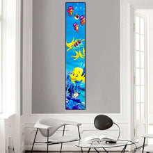 Carica l'immagine nel visualizzatore di Gallery, Pesce e cavalluccio marino animale - diamante rotondo - 25x115cm