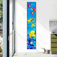 Carica l'immagine nel visualizzatore di Gallery, Pesce e cavalluccio marino animale - diamante rotondo - 25x115cm