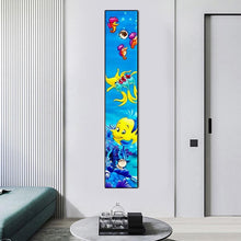 Carica l'immagine nel visualizzatore di Gallery, Pesce e cavalluccio marino animale - diamante rotondo - 25x115cm