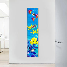 Carica l'immagine nel visualizzatore di Gallery, Pesce e cavalluccio marino animale - diamante rotondo - 25x115cm