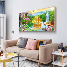 Carica l'immagine nel visualizzatore di Gallery, Giardino a cascata - diamante rotondo completo - 100x40cm