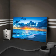 Carica l'immagine nel visualizzatore di Gallery, Alba in mare - diamante rotondo - 100x40cm