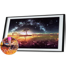 Carica l'immagine nel visualizzatore di Gallery, Stella sul lago - diamante rotondo completo - 100x40cm