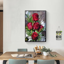 Carica l'immagine nel visualizzatore di Gallery, Set di fiori - diamante rotondo - 30x40cm