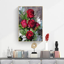 Carica l'immagine nel visualizzatore di Gallery, Set di fiori - diamante rotondo - 30x40cm
