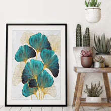 Carica l'immagine nel visualizzatore di Gallery, Ornamenti foglie verdi - diamante quadrato pieno - 40x50cm