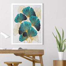 Carica l'immagine nel visualizzatore di Gallery, Ornamenti foglie verdi - diamante quadrato pieno - 40x50cm