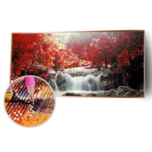 Carica l'immagine nel visualizzatore di Gallery, Paesaggio montano - diamante rotondo pieno - 80x40cm