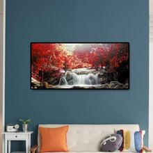 Carica l'immagine nel visualizzatore di Gallery, Paesaggio montano - diamante rotondo pieno - 80x40cm