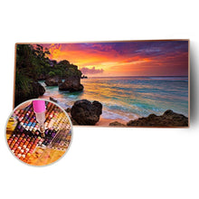 Carica l'immagine nel visualizzatore di Gallery, Paesaggio montano - diamante rotondo pieno - 80x40cm