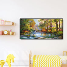 Carica l'immagine nel visualizzatore di Gallery, Paesaggio montano - diamante rotondo pieno - 80x40cm