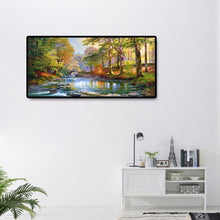 Carica l'immagine nel visualizzatore di Gallery, Paesaggio montano - diamante rotondo pieno - 80x40cm