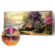 Carica l'immagine nel visualizzatore di Gallery, Paesaggio montano - diamante rotondo pieno - 80x40cm