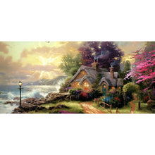 Carica l'immagine nel visualizzatore di Gallery, Paesaggio montano - diamante rotondo pieno - 80x40cm