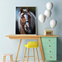 Carica l'immagine nel visualizzatore di Gallery, Cavallo ctitch croce - diamante quadrato completo - 40x50cm