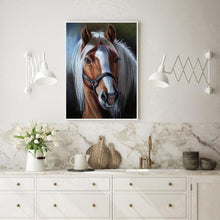 Carica l'immagine nel visualizzatore di Gallery, Cavallo ctitch croce - diamante quadrato completo - 40x50cm