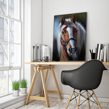 Carica l'immagine nel visualizzatore di Gallery, Cavallo ctitch croce - diamante quadrato completo - 40x50cm