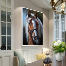 Carica l'immagine nel visualizzatore di Gallery, Cavallo ctitch croce - diamante quadrato completo - 40x50cm