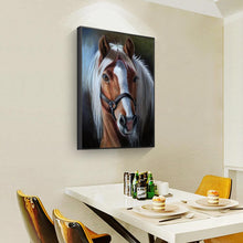 Carica l'immagine nel visualizzatore di Gallery, Cavallo ctitch croce - diamante quadrato completo - 40x50cm