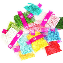 Carica l'immagine nel visualizzatore di Gallery, Villa sulla spiaggia - diamante rotondo pieno - 80x40cm