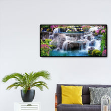 Carica l'immagine nel visualizzatore di Gallery, Paesaggio vista montagna - diamante rotondo pieno - 80x40cm