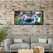 Carica l'immagine nel visualizzatore di Gallery, Paesaggio vista montagna - diamante rotondo pieno - 80x40cm