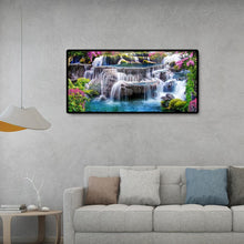 Carica l'immagine nel visualizzatore di Gallery, Paesaggio vista montagna - diamante rotondo pieno - 80x40cm