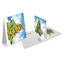 Carica l'immagine nel visualizzatore di Gallery, 8PCS/SET 3D CHRISTMAS GREETING CARDS DIAMOND PAINTING