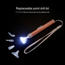 Carica l'immagine nel visualizzatore di Gallery, Kit penna per trapano punto luminoso ricarica USB Diamond Painting Painting