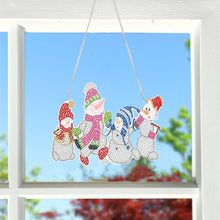 Carica l'immagine nel visualizzatore di Gallery, Decorazione della porta con pittura a diamante di Natale