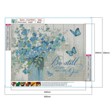 Carica l'immagine nel visualizzatore di Gallery, Flower-Full Drill Round Drill-50x40cm-Diamond Painting