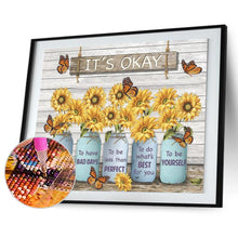 Carica l'immagine nel visualizzatore di Gallery, Flower-Full Drill Round Drill-50x40cm-Diamond Painting