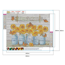 Carica l'immagine nel visualizzatore di Gallery, Flower-Full Drill Round Drill-50x40cm-Diamond Painting