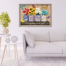 Carica l'immagine nel visualizzatore di Gallery, Flower-Full Drill Round Drill-50x40cm-Diamond Painting