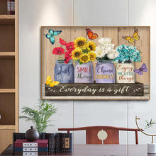 Carica l'immagine nel visualizzatore di Gallery, Flower-Full Drill Round Drill-50x40cm-Diamond Painting